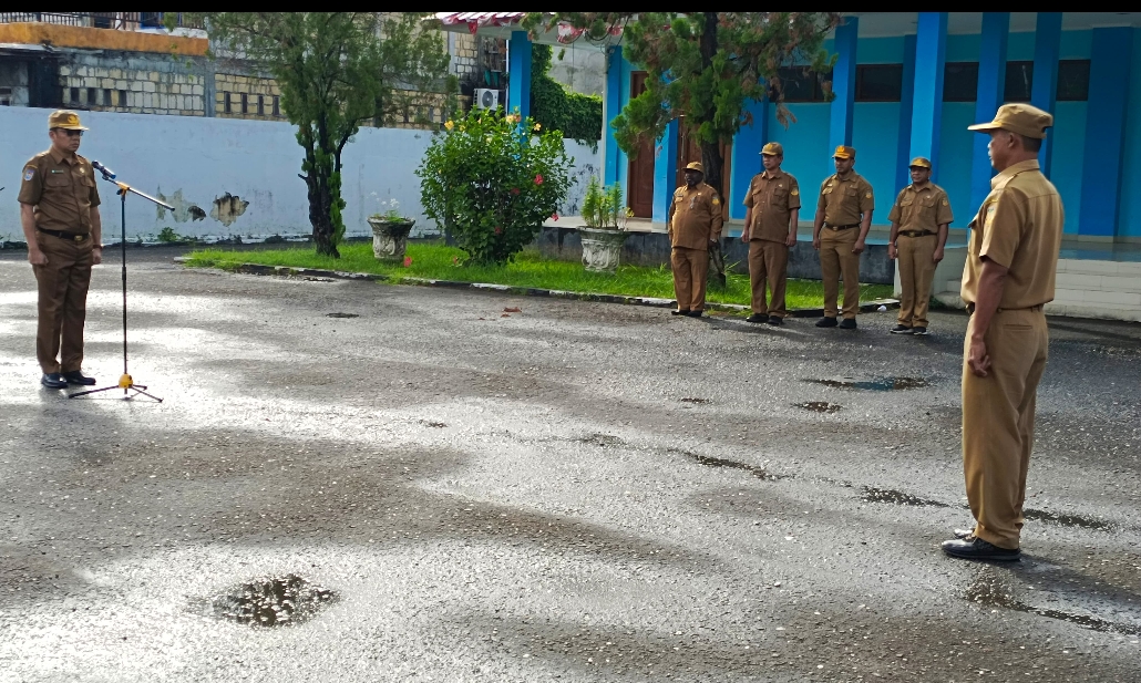 Apel pagi di Lingkungan Dinas Perhubungan Provinsi Papua